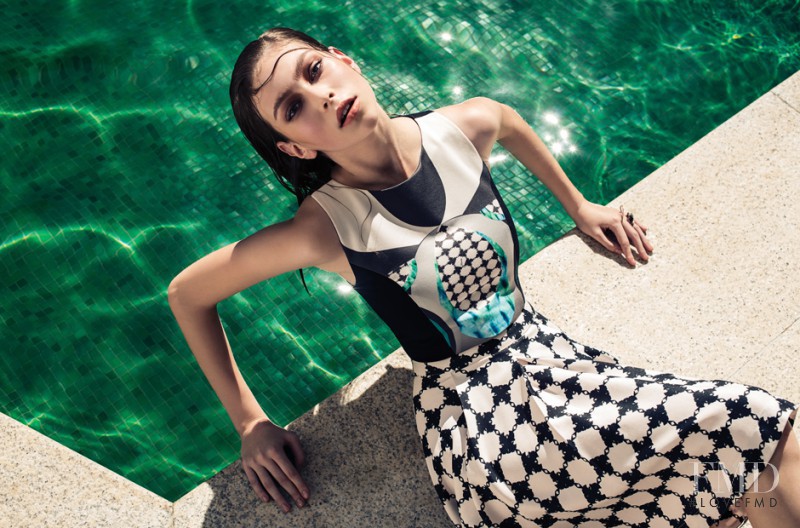 Lorena Maraschi featured in  the Nana Kokaev advertisement for Spring/Summer 2015