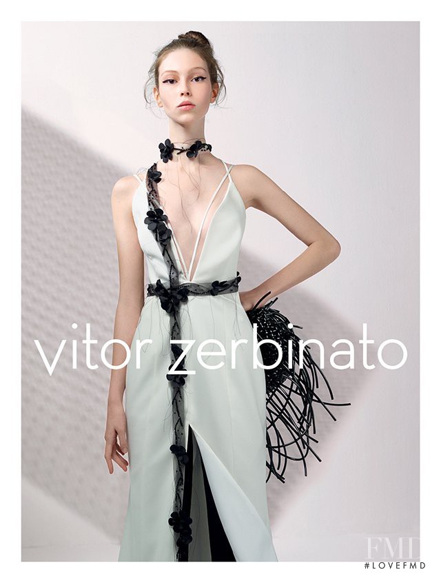 Lorena Maraschi featured in  the Vitor Zerbinato advertisement for Spring/Summer 2016