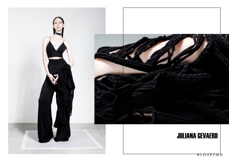 Lorena Maraschi featured in  the Juliana Gevaerd advertisement for Spring/Summer 2016