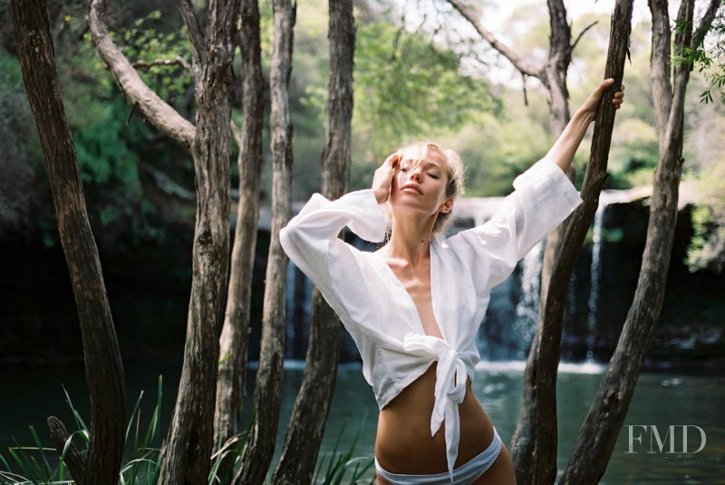 Ksenia Islamova featured in  the SIR the Label lookbook for Resort 2016