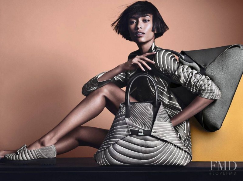 Anais Mali featured in  the Akris advertisement for Spring/Summer 2014