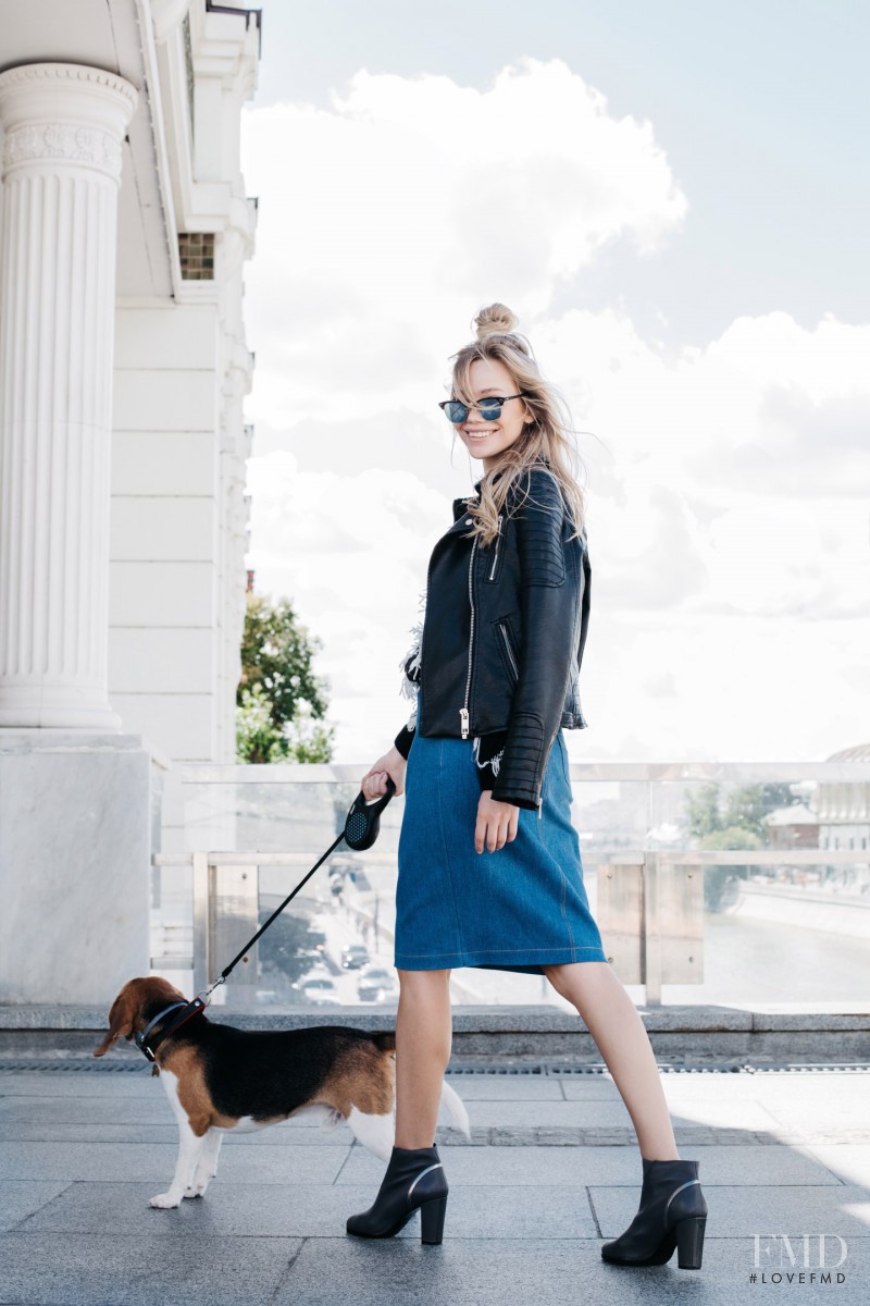 Ksenia Islamova featured in  the Portal Shoes advertisement for Autumn/Winter 2016