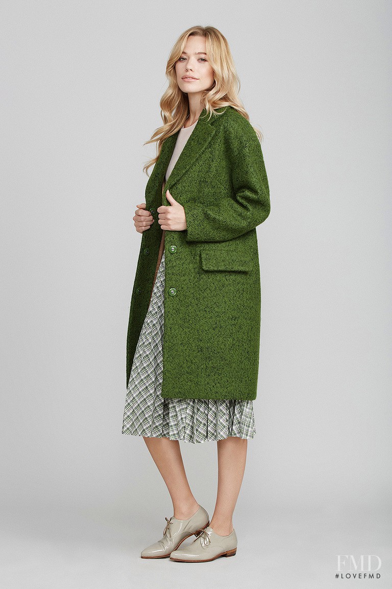 Ksenia Islamova featured in  the Alexander Terekhov lookbook for Pre-Fall 2016