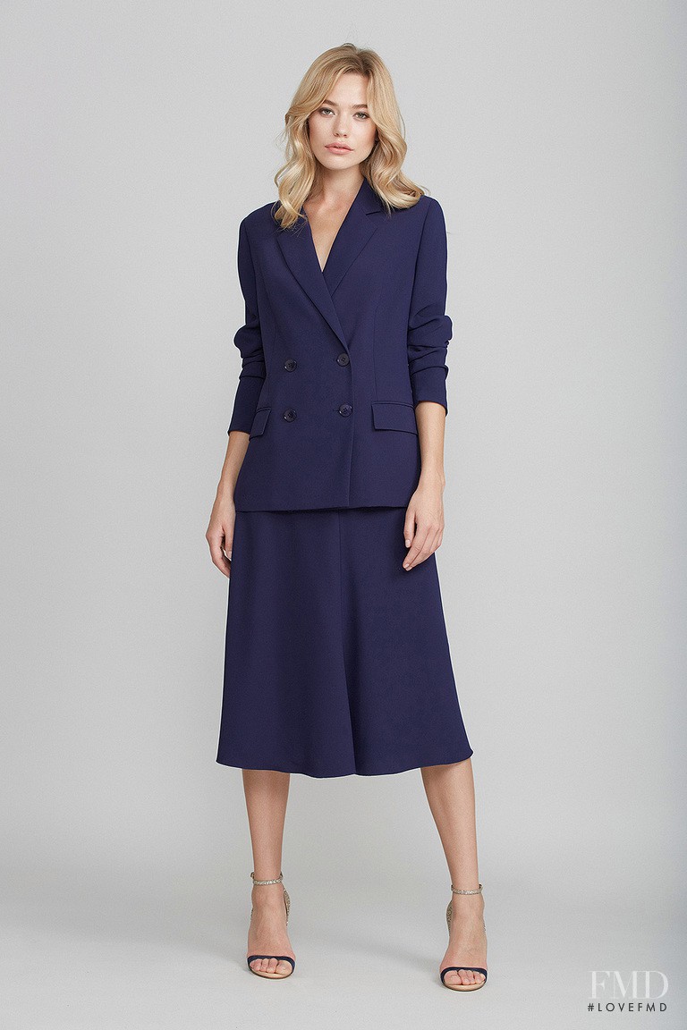 Ksenia Islamova featured in  the Alexander Terekhov lookbook for Pre-Fall 2016