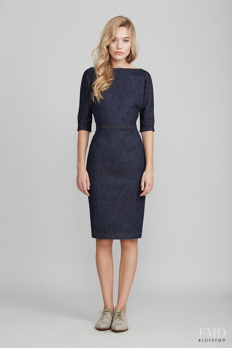 Ksenia Islamova featured in  the Alexander Terekhov lookbook for Pre-Fall 2016