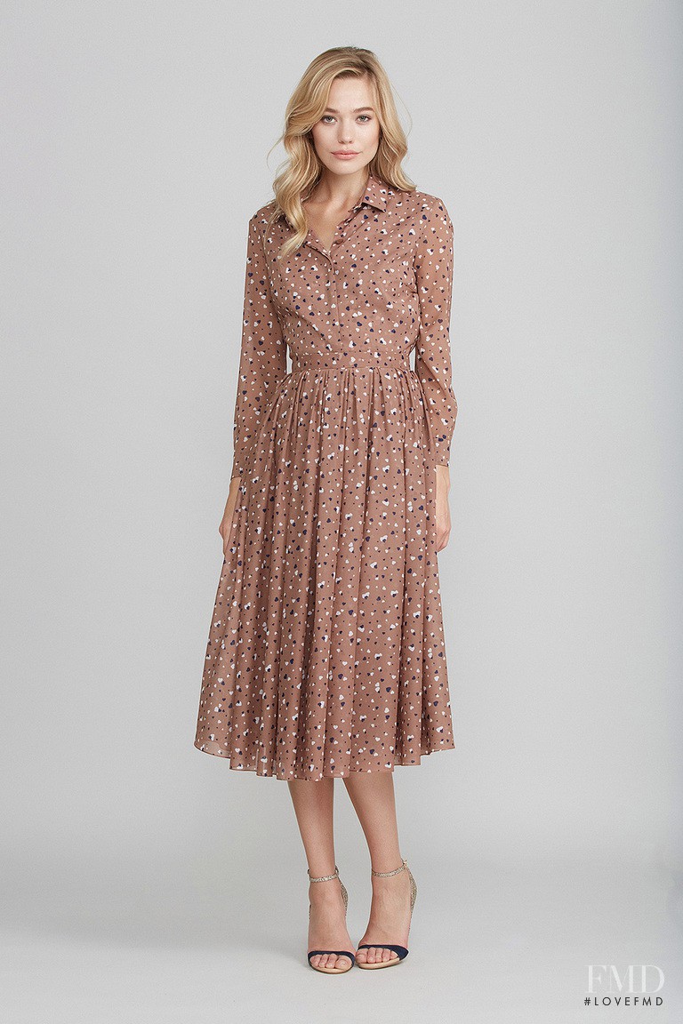 Ksenia Islamova featured in  the Alexander Terekhov lookbook for Pre-Fall 2016