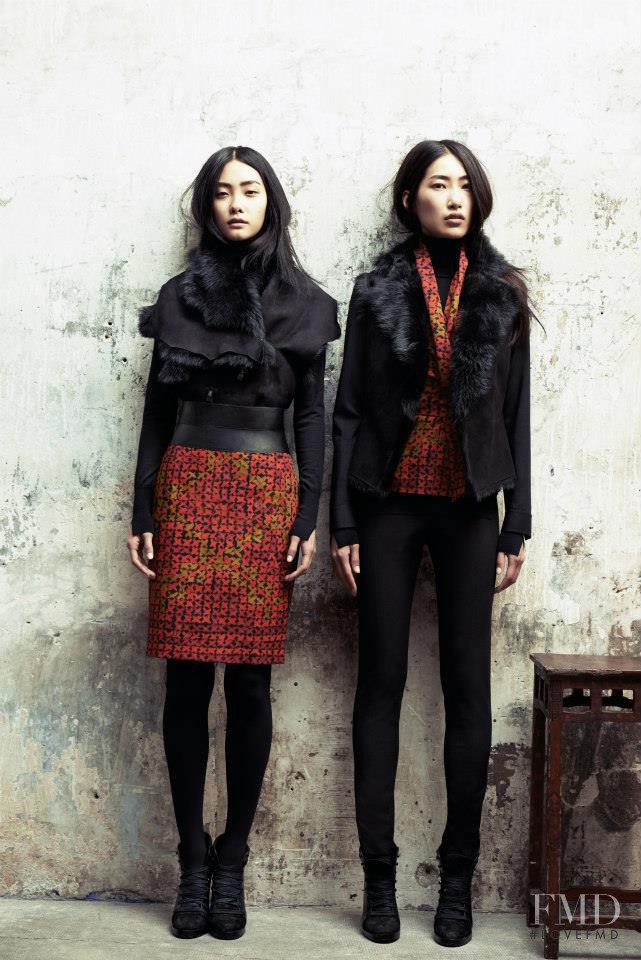 Ji Young Kwak featured in  the Akris Punto advertisement for Autumn/Winter 2013