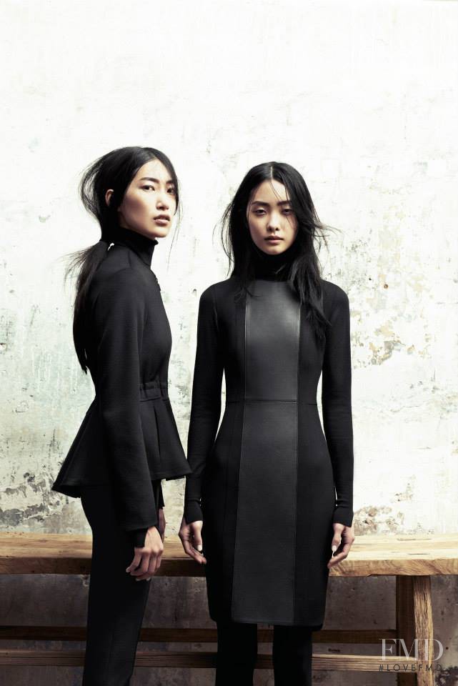 Ji Young Kwak featured in  the Akris Punto advertisement for Autumn/Winter 2013