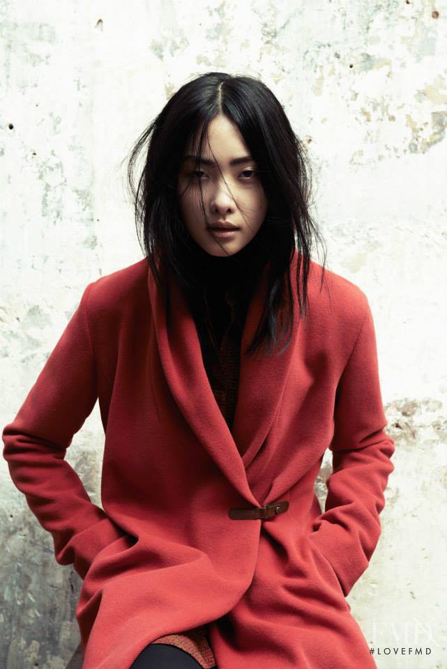 Ji Young Kwak featured in  the Akris Punto advertisement for Autumn/Winter 2013