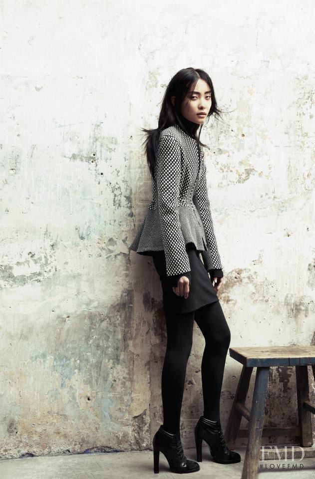 Ji Young Kwak featured in  the Akris Punto advertisement for Autumn/Winter 2013