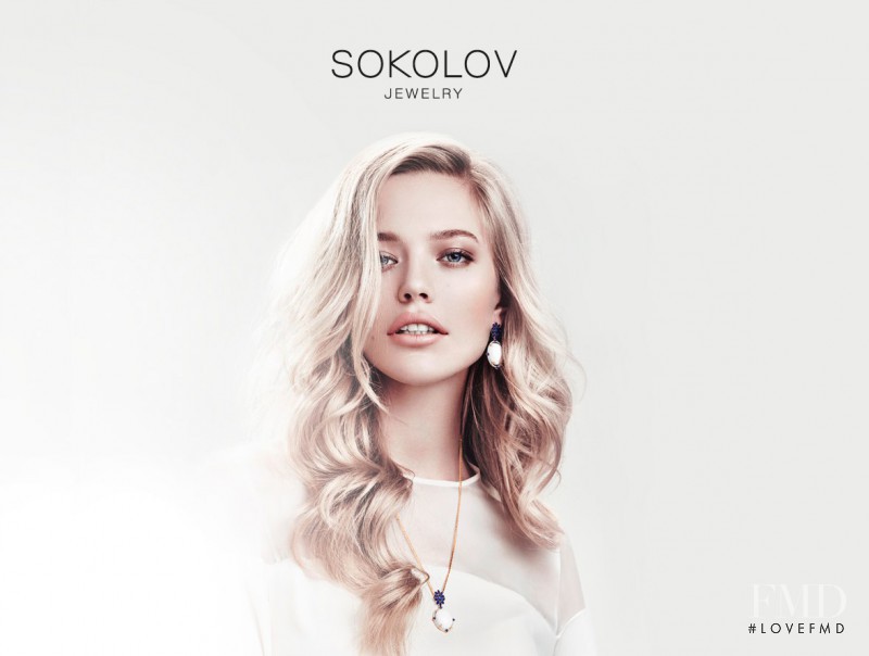 Ksenia Islamova featured in  the Sokolov advertisement for Autumn/Winter 2015
