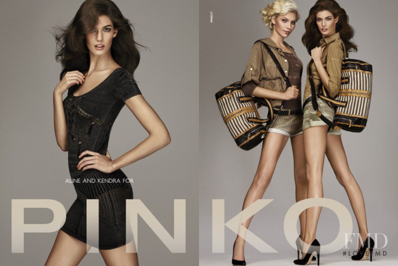 Aline Weber featured in  the Pinko advertisement for Spring/Summer 2013