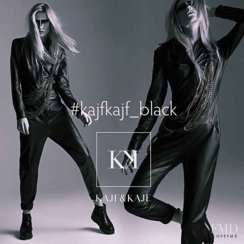 Ksenia Islamova featured in  the Kajf&Kajf advertisement for Autumn/Winter 2015