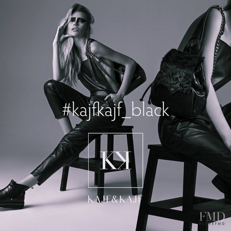 Ksenia Islamova featured in  the Kajf&Kajf advertisement for Autumn/Winter 2015