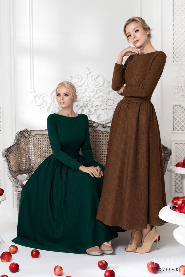 Ksenia Islamova featured in  the Yulia Prokhorova Beloe Zoloto lookbook for Autumn/Winter 2015