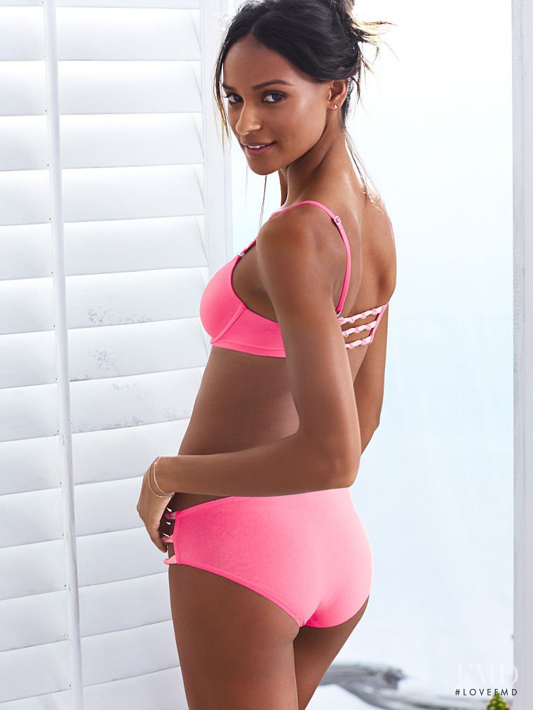 Gracie Carvalho featured in  the Victoria\'s Secret Lingerie & Sleepwear catalogue for Spring/Summer 2015