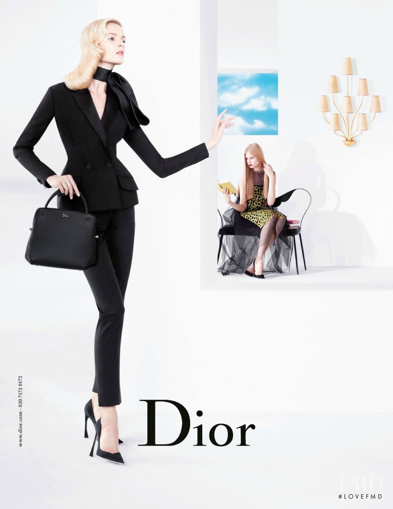 Anna Martynova featured in  the Christian Dior advertisement for Spring/Summer 2013