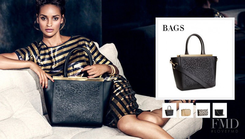 Gracie Carvalho featured in  the H&M Party catalogue for Holiday 2014