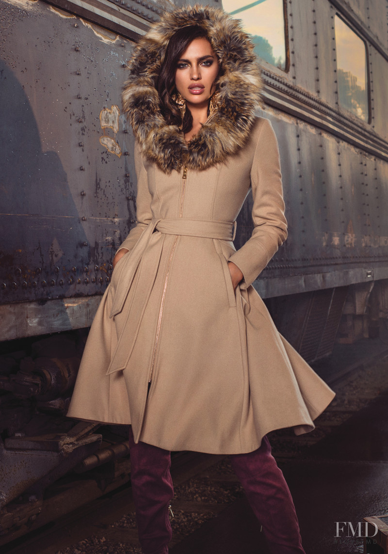 Irina Shayk featured in  the bebe lookbook for Pre-Fall 2015