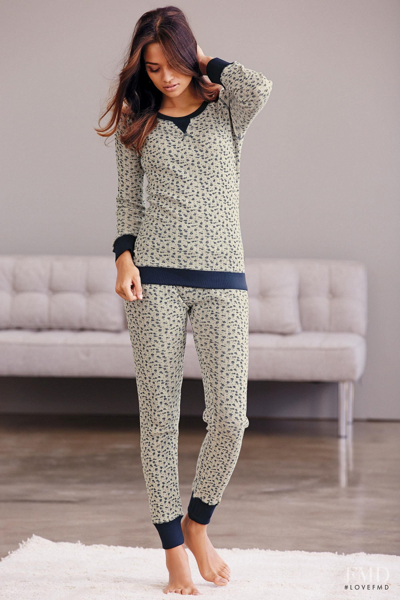 Shanina Shaik featured in  the Next Sleepwear catalogue for Spring/Summer 2014