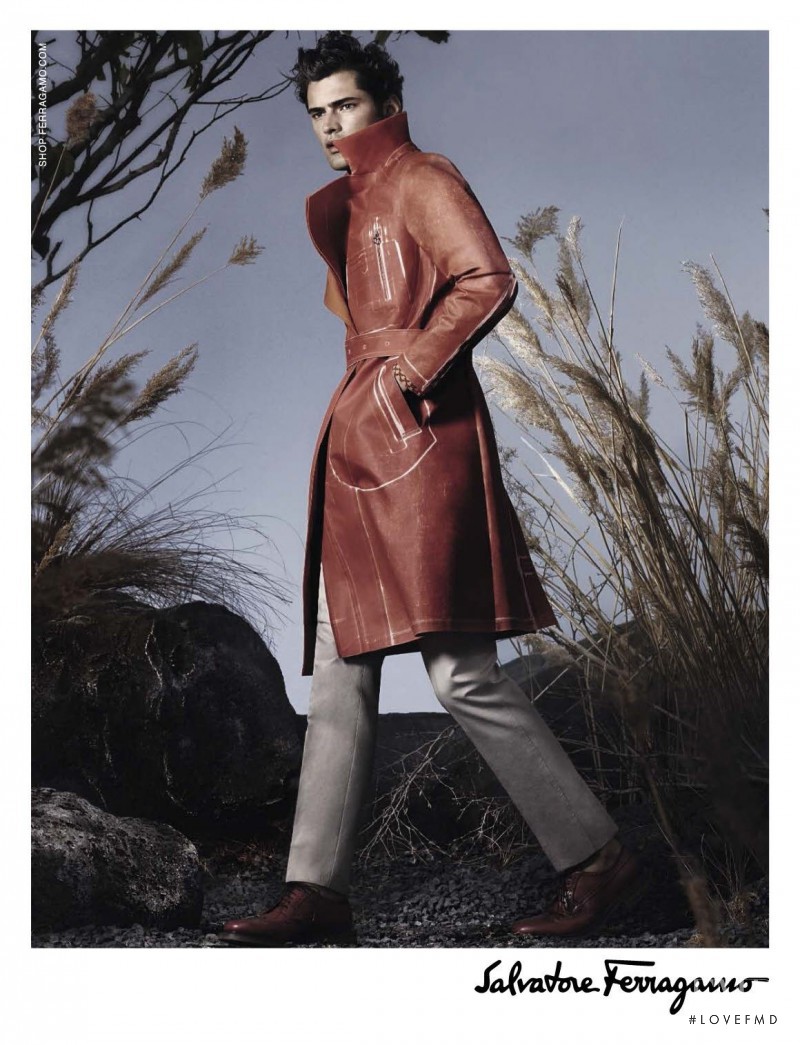 Sean OPry featured in  the Salvatore Ferragamo advertisement for Spring/Summer 2013