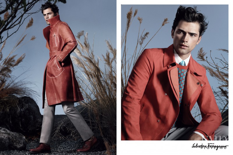 Sean OPry featured in  the Salvatore Ferragamo advertisement for Spring/Summer 2013