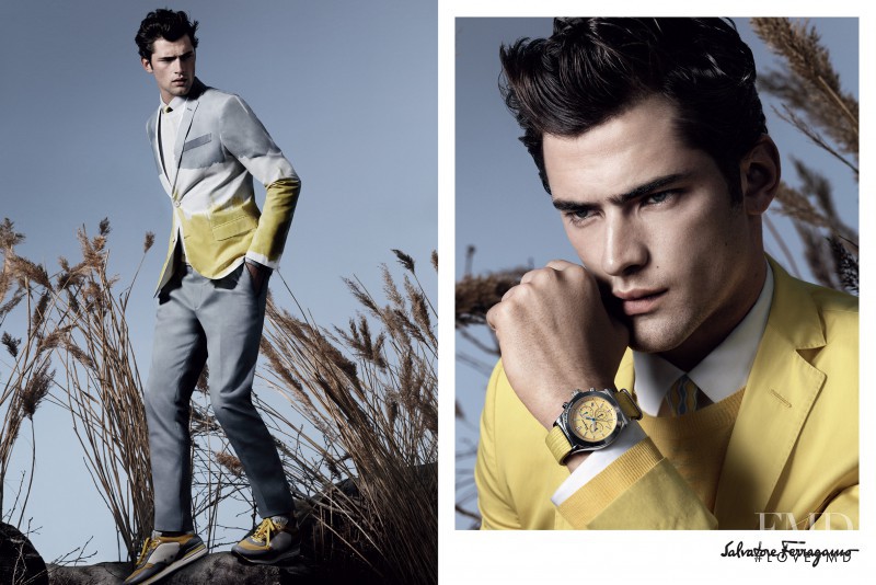 Sean OPry featured in  the Salvatore Ferragamo advertisement for Spring/Summer 2013