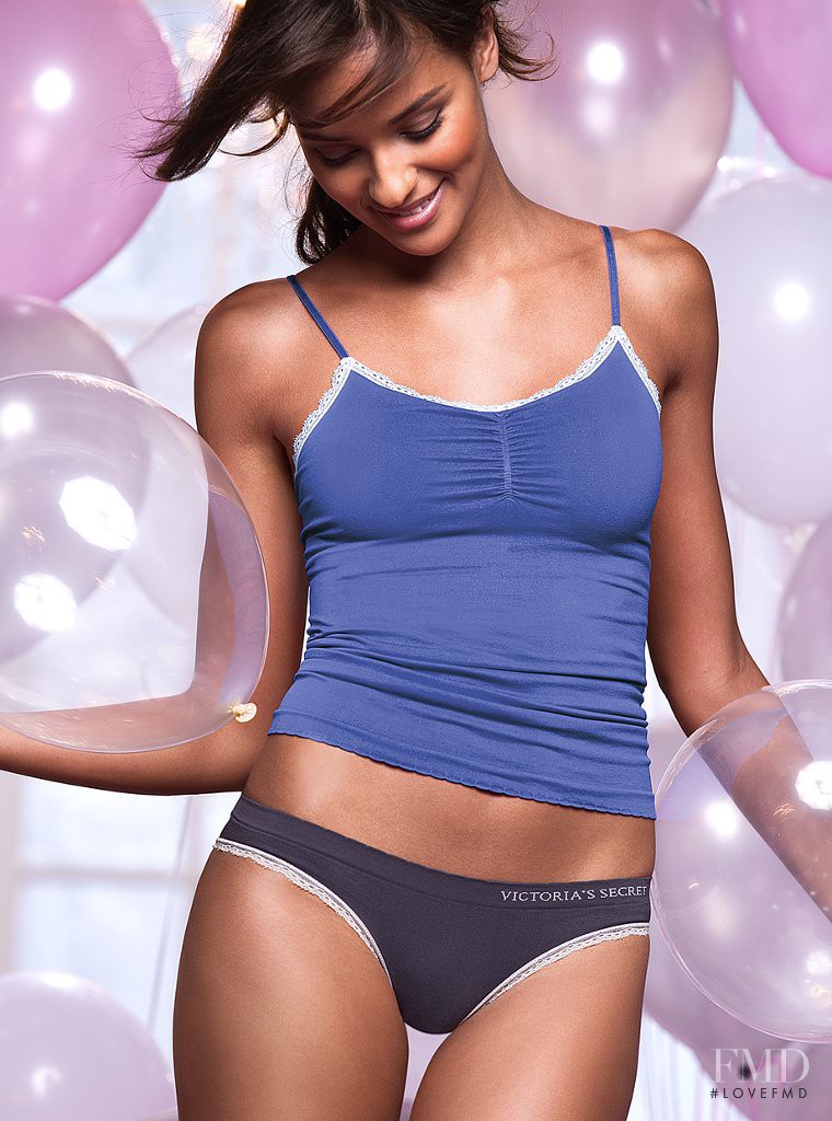 Gracie Carvalho featured in  the Victoria\'s Secret Lingerie catalogue for Spring/Summer 2014