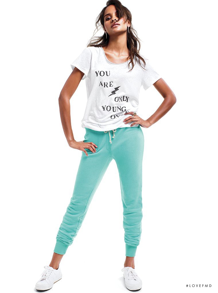 Gracie Carvalho featured in  the Victoria\'s Secret Clothing catalogue for Spring/Summer 2014