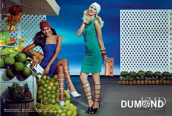 Gracie Carvalho featured in  the Dumond advertisement for Spring/Summer 2014