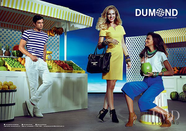 Gracie Carvalho featured in  the Dumond advertisement for Spring/Summer 2014