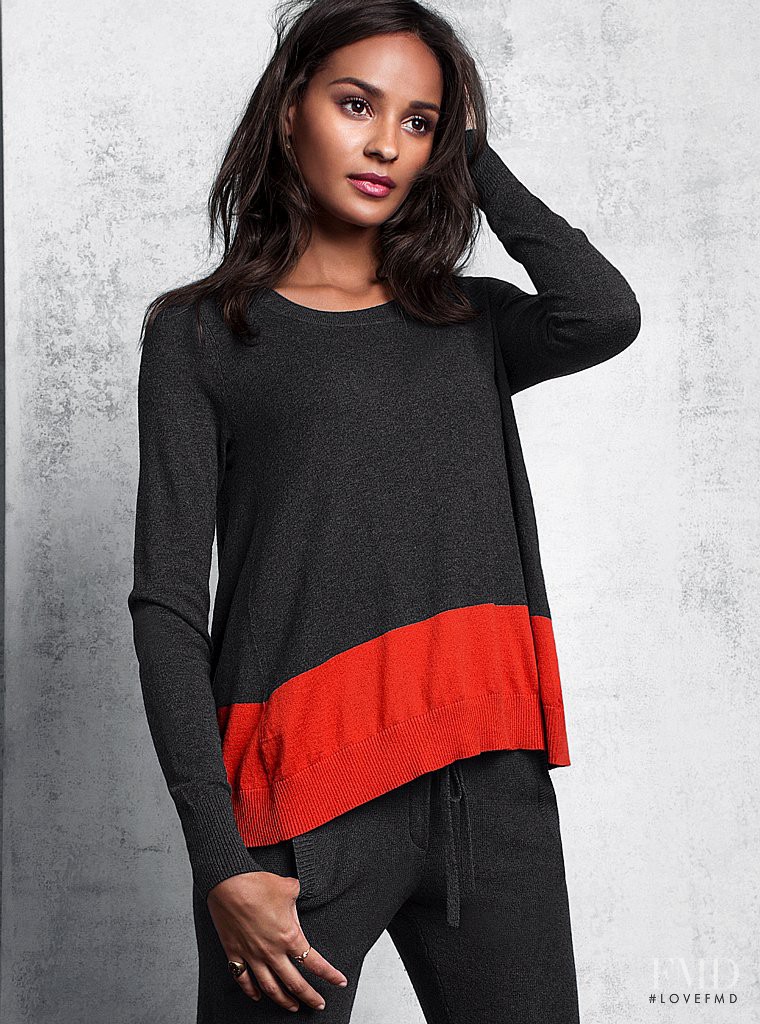 Gracie Carvalho featured in  the Victoria\'s Secret Clothing catalogue for Autumn/Winter 2013