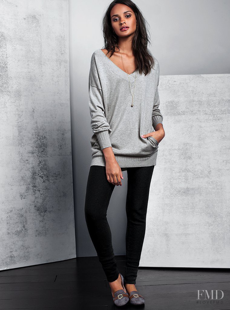 Gracie Carvalho featured in  the Victoria\'s Secret Clothing catalogue for Autumn/Winter 2013