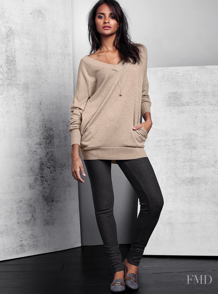 Gracie Carvalho featured in  the Victoria\'s Secret Clothing catalogue for Autumn/Winter 2013