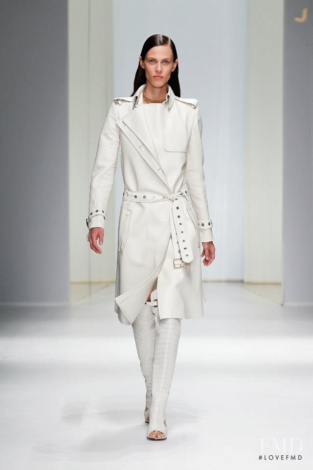 Aymeline Valade featured in  the Salvatore Ferragamo fashion show for Spring/Summer 2013