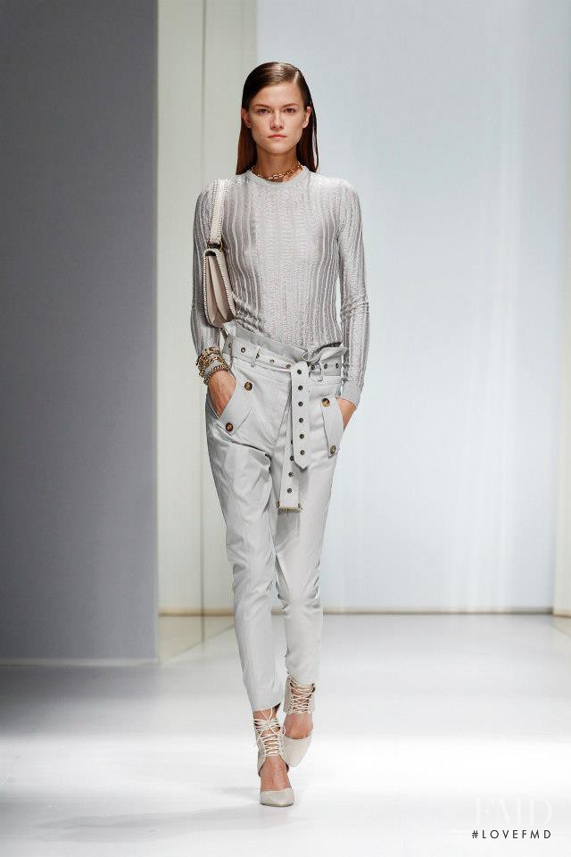Kasia Struss featured in  the Salvatore Ferragamo fashion show for Spring/Summer 2013