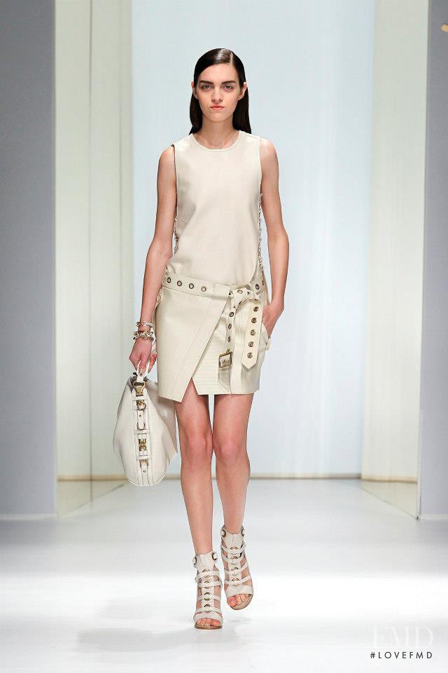 Magda Laguinge featured in  the Salvatore Ferragamo fashion show for Spring/Summer 2013