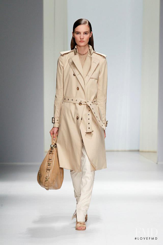 Tilda Lindstam featured in  the Salvatore Ferragamo fashion show for Spring/Summer 2013