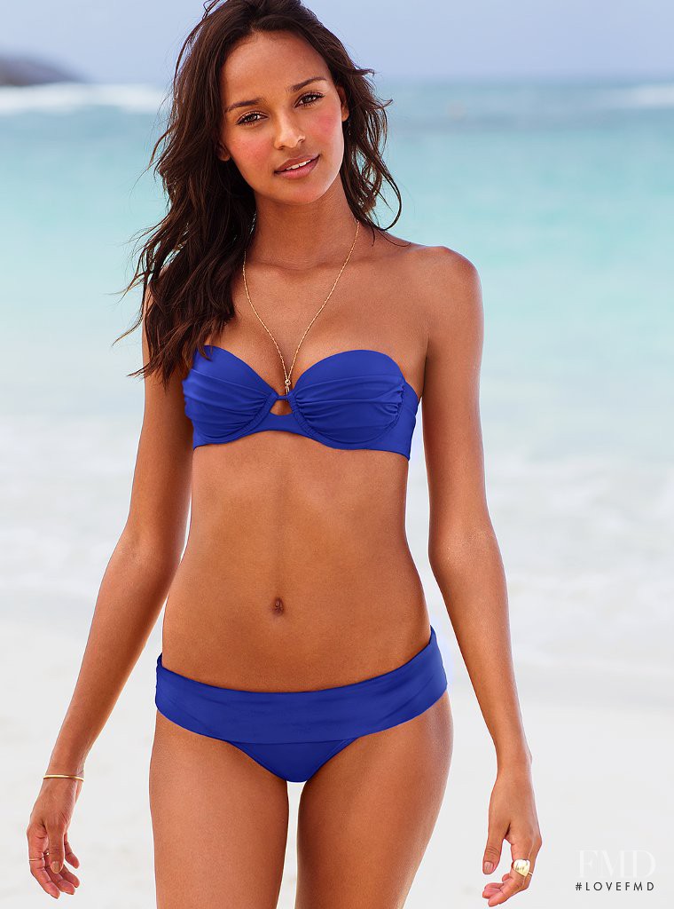 Gracie Carvalho featured in  the Victoria\'s Secret Swim Swim catalogue for Spring/Summer 2013