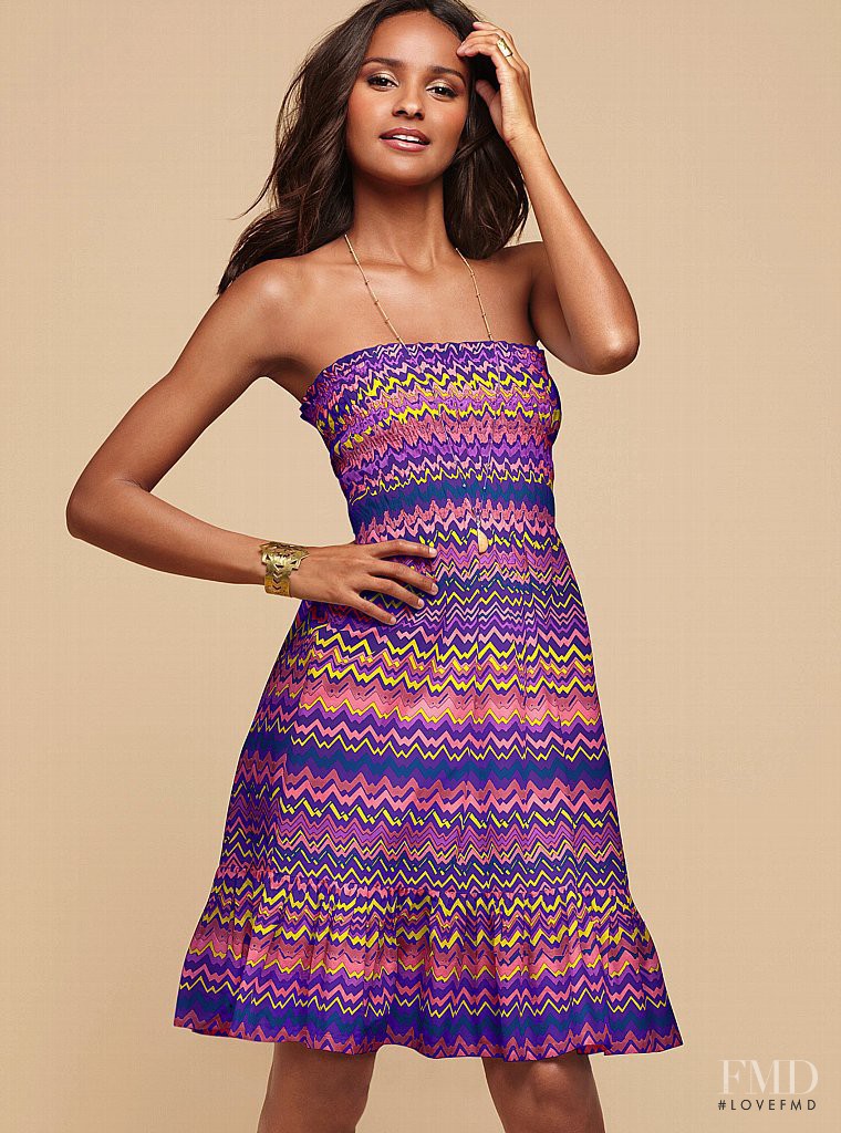 Gracie Carvalho featured in  the Victoria\'s Secret Clothing catalogue for Spring/Summer 2013