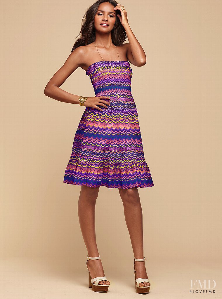 Gracie Carvalho featured in  the Victoria\'s Secret Clothing catalogue for Spring/Summer 2013