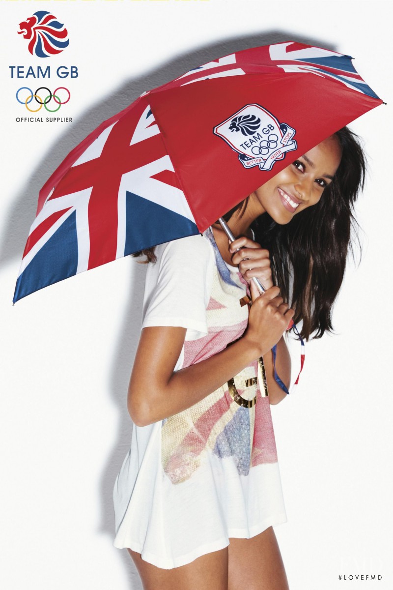 Gracie Carvalho featured in  the Next Team GB Olympics & Paralympics Fashion catalogue for Spring/Summer 2012