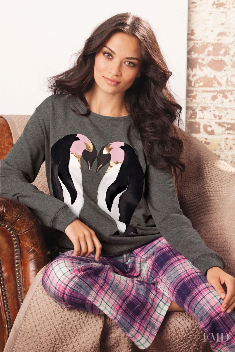 Shanina Shaik featured in  the Next Sleepwear catalogue for Spring/Summer 2013