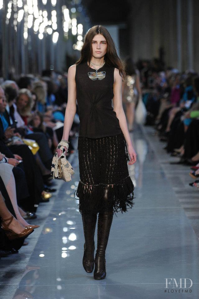 Yulia Serzhantova featured in  the Salvatore Ferragamo fashion show for Resort 2013