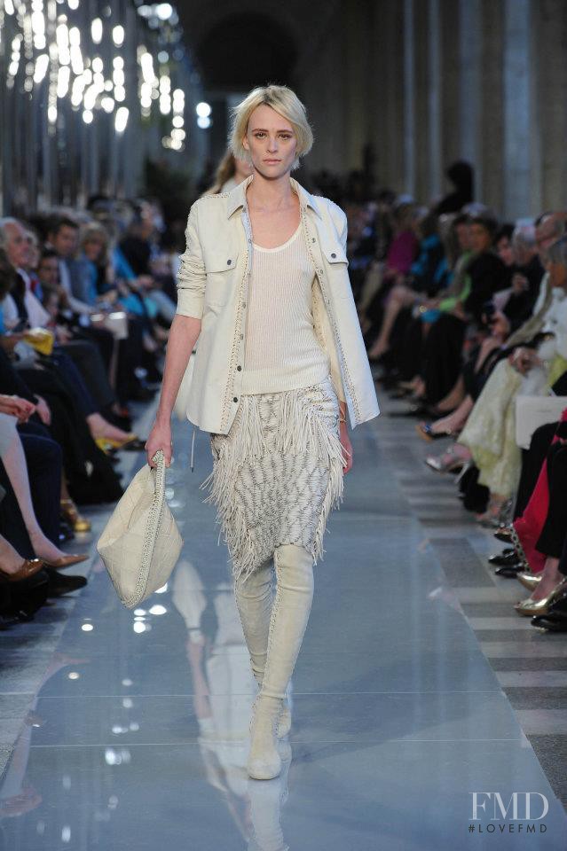 Milou van Groesen featured in  the Salvatore Ferragamo fashion show for Resort 2013