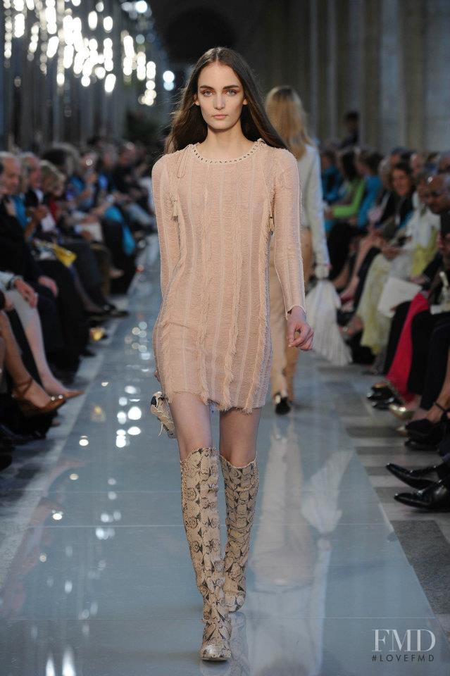 Zuzanna Bijoch featured in  the Salvatore Ferragamo fashion show for Resort 2013