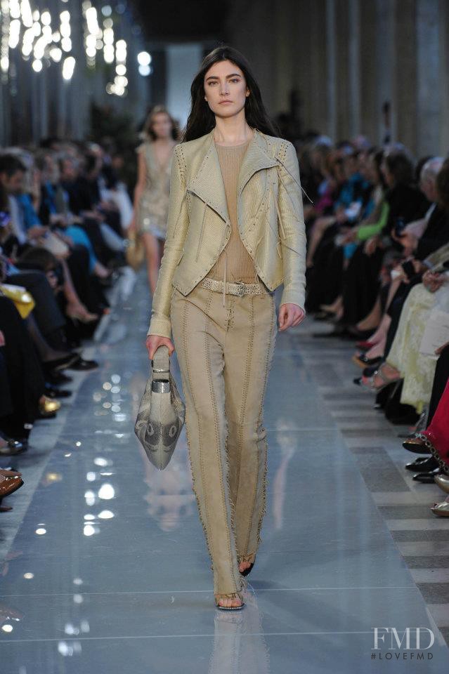 Jacquelyn Jablonski featured in  the Salvatore Ferragamo fashion show for Resort 2013