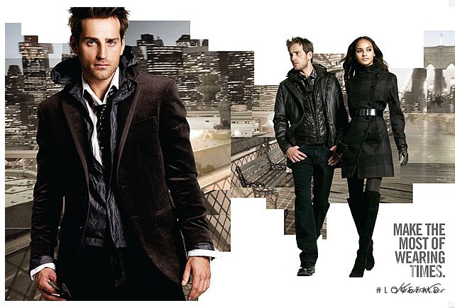 Gracie Carvalho featured in  the Kenneth Cole advertisement for Autumn/Winter 2009
