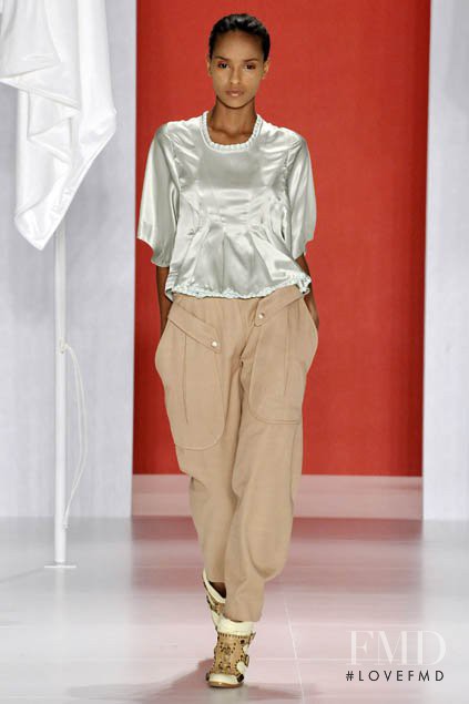 Gracie Carvalho featured in  the Alexandre Herchcovitch fashion show for Spring/Summer 2009