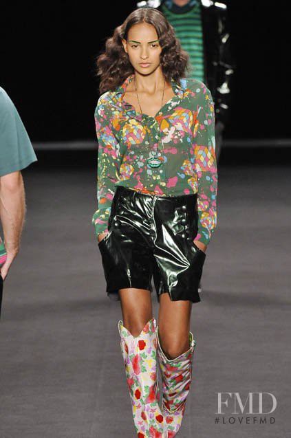 Gracie Carvalho featured in  the Cavalera fashion show for Spring/Summer 2009